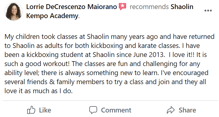 Adult Kickboxing Classes | Shaolin Kempo Academy